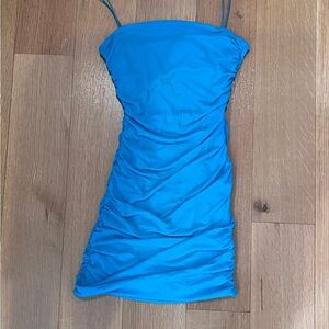 Princess Polly Aqua Strappy Dress